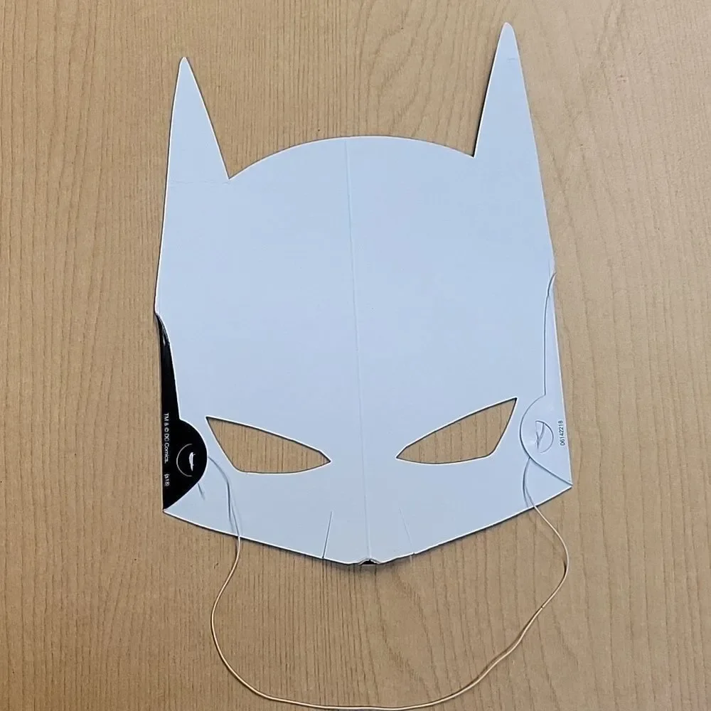 Batman My Size Puzzle XL with Plush Toy - Blue and‎ Black And Paper Mask